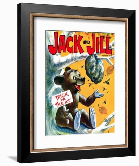 Trouble Brewing! - Jack and Jill, October 1970-Cal Massey-Framed Giclee Print