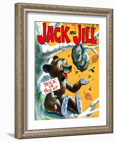 Trouble Brewing! - Jack and Jill, October 1970-Cal Massey-Framed Giclee Print