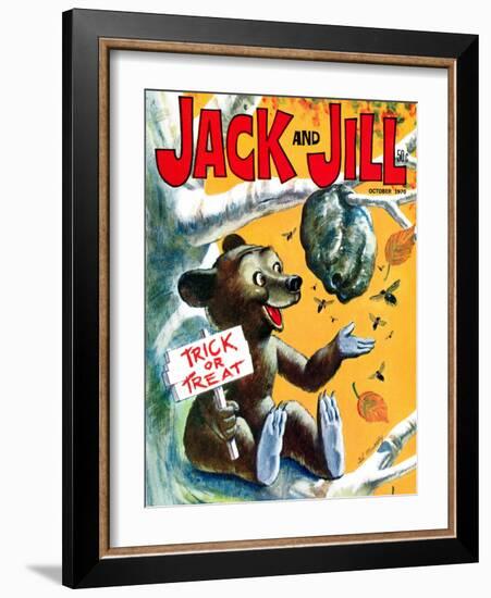 Trouble Brewing! - Jack and Jill, October 1970-Cal Massey-Framed Giclee Print