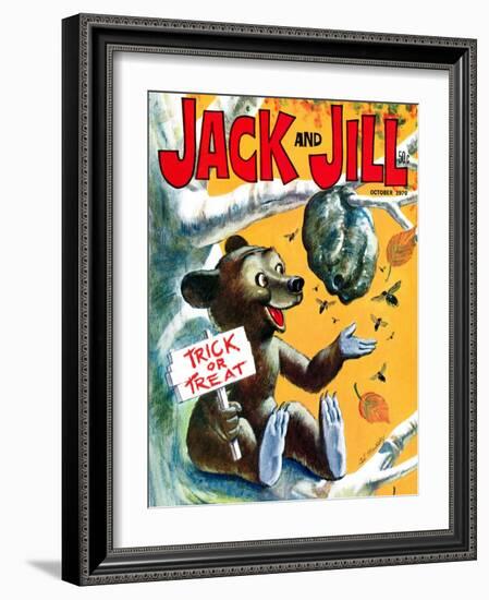 Trouble Brewing! - Jack and Jill, October 1970-Cal Massey-Framed Giclee Print