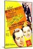 TROUBLE FOR TWO, US poster art, from left: Robert Montgomery, Rosalind Russell, 1936-null-Mounted Art Print