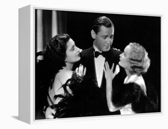 Trouble In Paradise, Kay Francis, Herbert Marshall, Miriam Hopkins, 1932-null-Framed Stretched Canvas