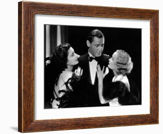 Trouble In Paradise, Kay Francis, Herbert Marshall, Miriam Hopkins, 1932-null-Framed Photo