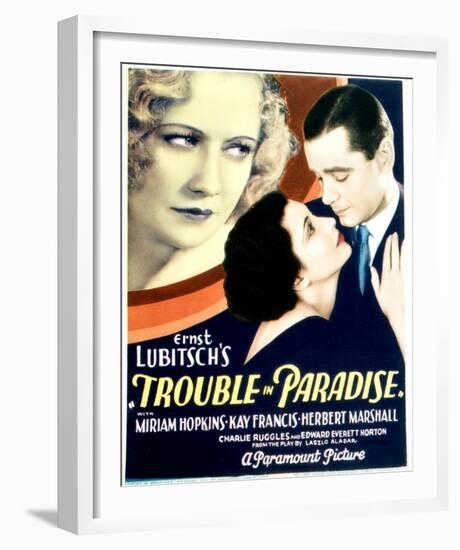 Trouble in Paradise - Movie Poster Reproduction-null-Framed Photo