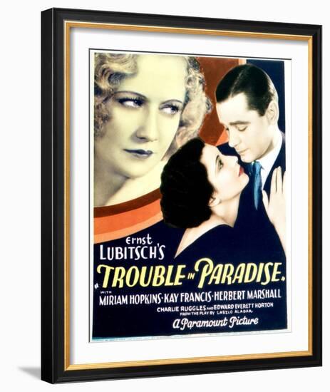 Trouble in Paradise - Movie Poster Reproduction-null-Framed Photo