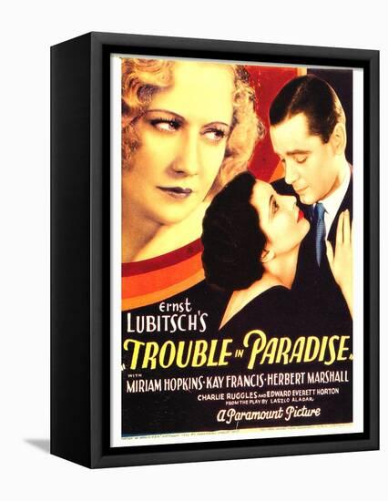TROUBLE IN PARADISE-null-Framed Stretched Canvas