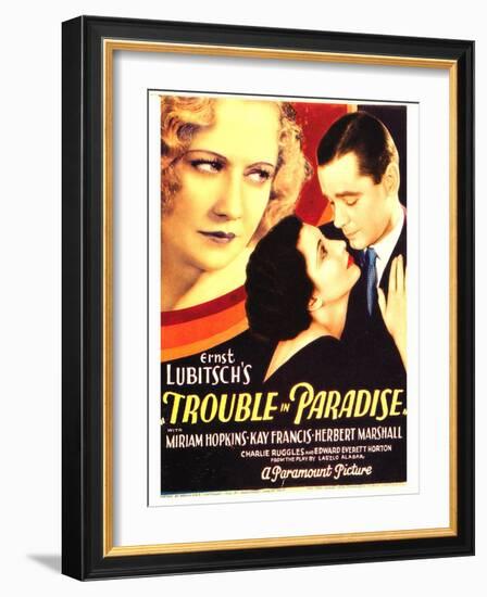 TROUBLE IN PARADISE-null-Framed Art Print