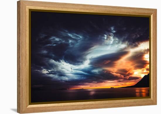 Trouble in the Sky-Philippe Sainte-Laudy-Framed Premier Image Canvas