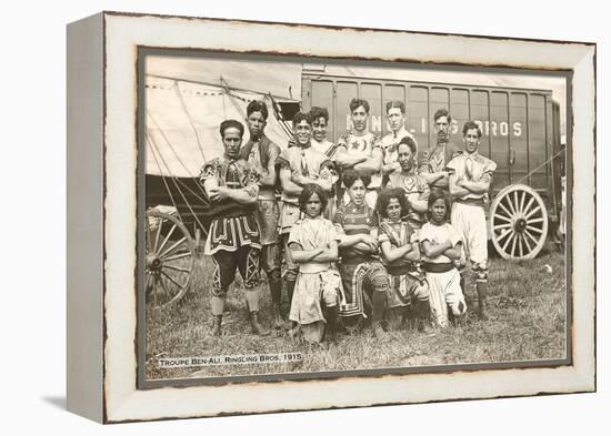 Troupe Ben-Ali, Ringling Brothers, 1915-null-Framed Stretched Canvas