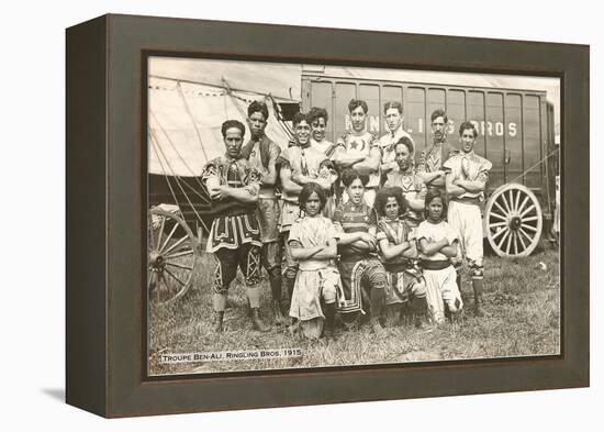 Troupe Ben-Ali, Ringling Brothers, 1915-null-Framed Stretched Canvas