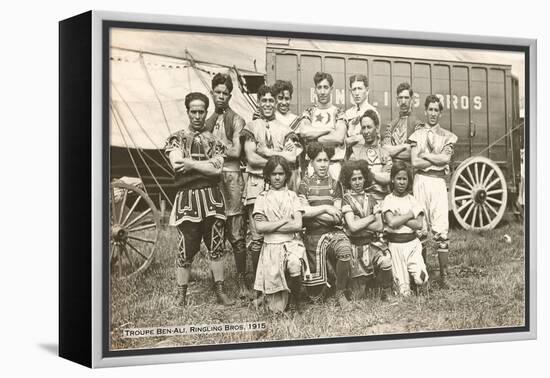 Troupe Ben-Ali, Ringling Brothers, 1915-null-Framed Stretched Canvas