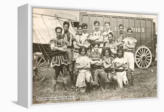 Troupe Ben-Ali, Ringling Brothers, 1915-null-Framed Stretched Canvas