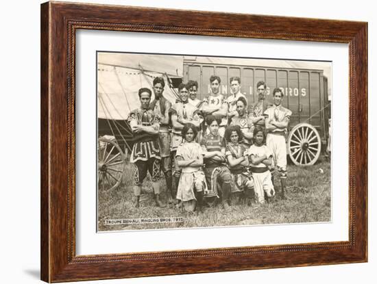 Troupe Ben-Ali, Ringling Brothers, 1915-null-Framed Art Print