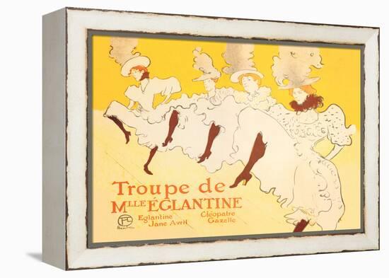 Troupe de Mille Eglantine-Henri de Toulouse-Lautrec-Framed Stretched Canvas