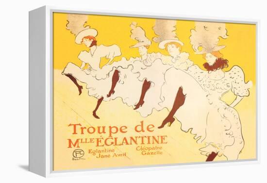 Troupe de Mille Eglantine-Henri de Toulouse-Lautrec-Framed Stretched Canvas