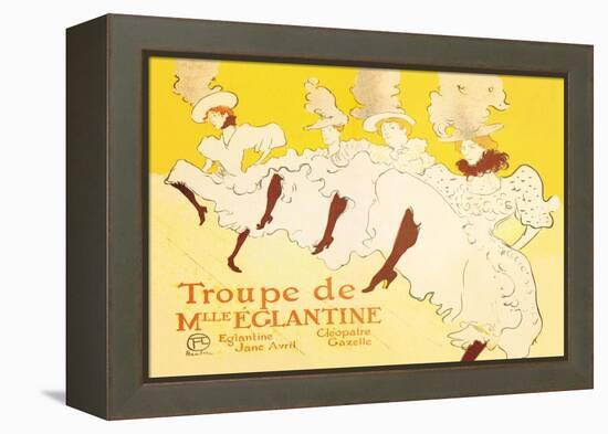 Troupe de Mille Eglantine-Henri de Toulouse-Lautrec-Framed Stretched Canvas