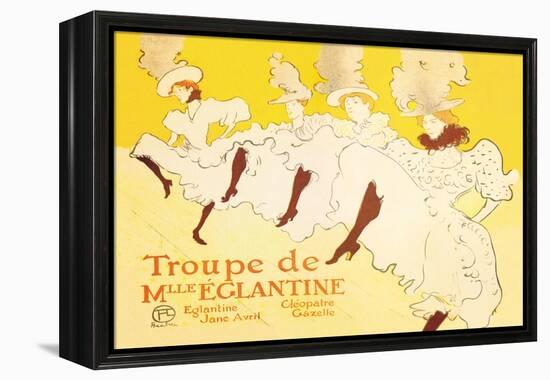 Troupe de Mille Eglantine-Henri de Toulouse-Lautrec-Framed Stretched Canvas