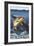 Trout Fishing Cross-Section, Montana-Lantern Press-Framed Art Print