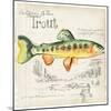 Trout Journal IV-Jennifer Parker-Mounted Art Print