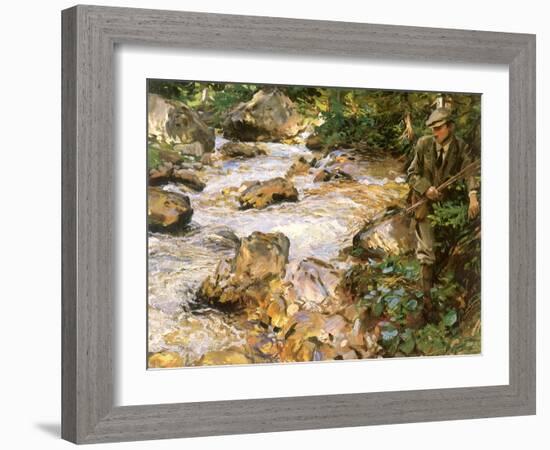 Trout Stream in the Tyrol, 1914-John Singer Sargent-Framed Giclee Print