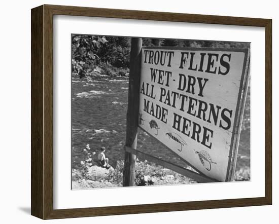 Trout: Wet - Dry All Patterns Made Here Between North Creek and North River, Hudson River Valley-Margaret Bourke-White-Framed Photographic Print