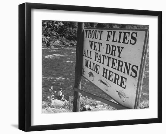 Trout: Wet - Dry All Patterns Made Here Between North Creek and North River, Hudson River Valley-Margaret Bourke-White-Framed Photographic Print