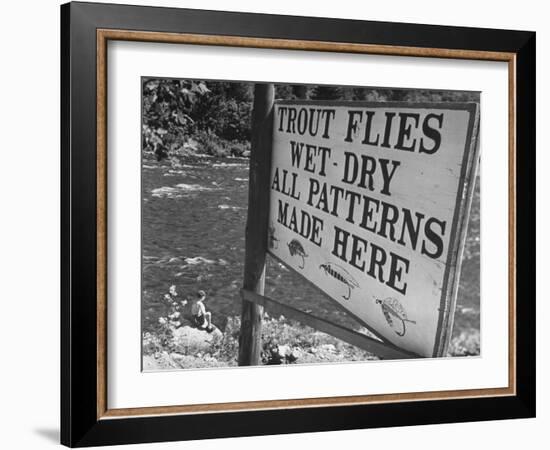 Trout: Wet - Dry All Patterns Made Here Between North Creek and North River, Hudson River Valley-Margaret Bourke-White-Framed Photographic Print