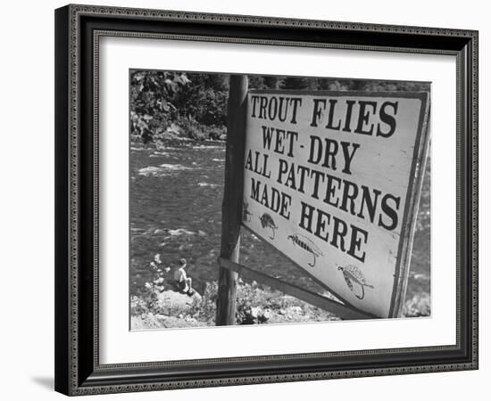 Trout: Wet - Dry All Patterns Made Here Between North Creek and North River, Hudson River Valley-Margaret Bourke-White-Framed Photographic Print