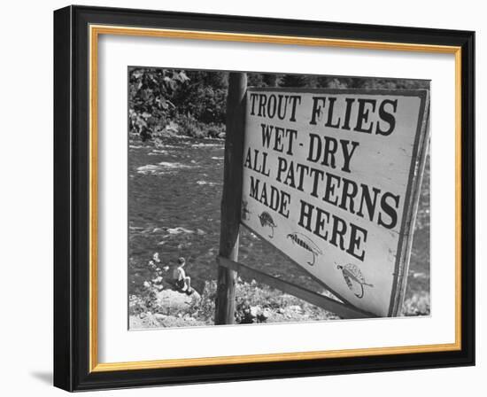 Trout: Wet - Dry All Patterns Made Here Between North Creek and North River, Hudson River Valley-Margaret Bourke-White-Framed Photographic Print