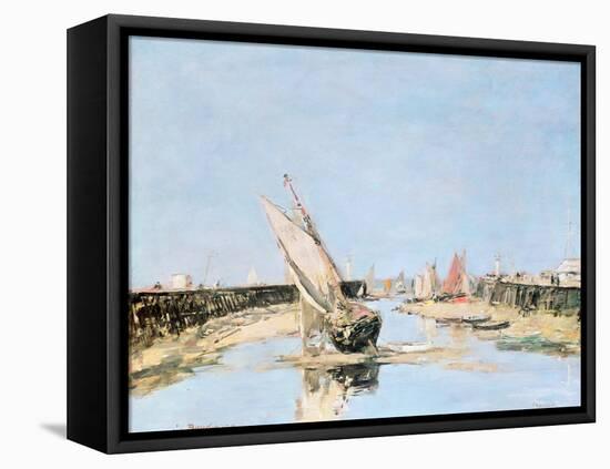 Trouville, 1894 (Oil on Panel)-Eugene Louis Boudin-Framed Premier Image Canvas