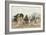 Trouville, Beach Scene; Trouville, Scene De Plage, 1886-Eugene Louis Boudin-Framed Giclee Print