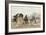 Trouville, Beach Scene; Trouville, Scene De Plage, 1886-Eugene Louis Boudin-Framed Giclee Print