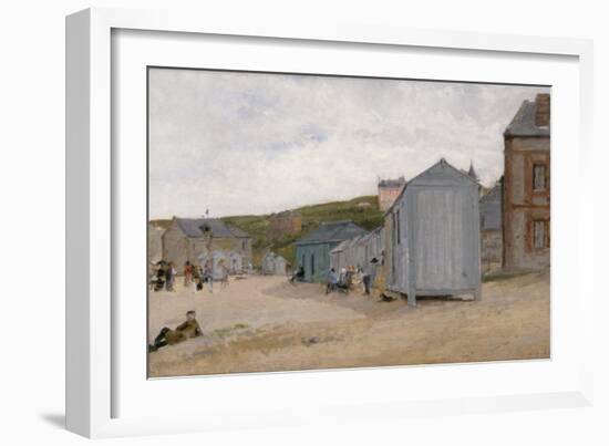 Trouville, C.1895-Eug?ne Boudin-Framed Giclee Print