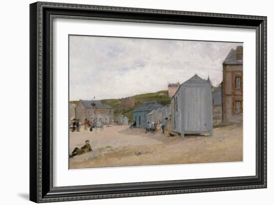 Trouville, C.1895-Eug?ne Boudin-Framed Giclee Print