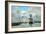 Trouville Harbour (Oil on Canvas)-Eugene Louis Boudin-Framed Giclee Print