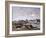 Trouville: View Toward Deauville on Market Day; Trouville: Vue Prise De Deauville, Un Jour De…-Eugène Boudin-Framed Giclee Print