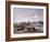 Trouville: View Toward Deauville on Market Day; Trouville: Vue Prise De Deauville, Un Jour De…-Eugène Boudin-Framed Giclee Print