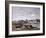 Trouville: View Toward Deauville on Market Day; Trouville: Vue Prise De Deauville, Un Jour De…-Eugène Boudin-Framed Giclee Print