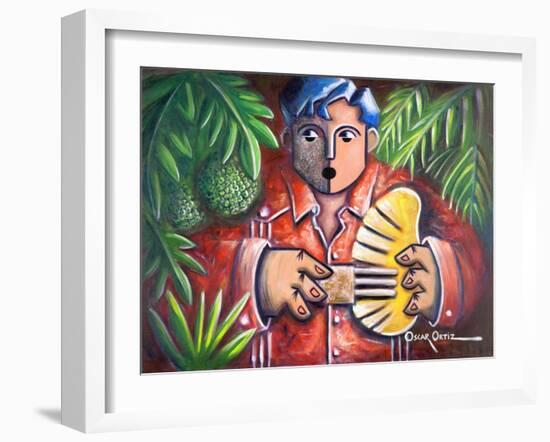 Trova De La Pana-Oscar Ortiz-Framed Giclee Print