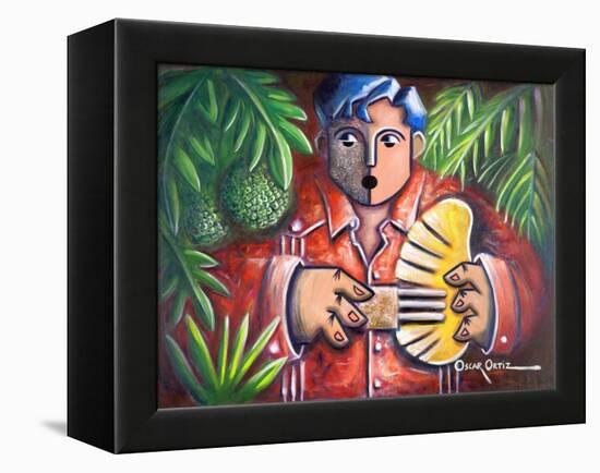 Trova De La Pana-Oscar Ortiz-Framed Premier Image Canvas