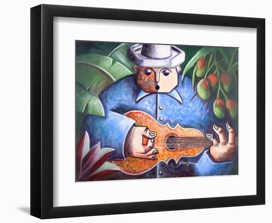 Trovador De Mango Bajito-Oscar Ortiz-Framed Giclee Print