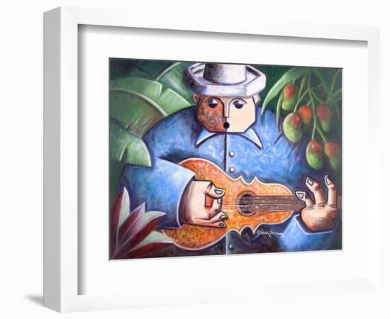 Trovador De Mango Bajito-Oscar Ortiz-Framed Giclee Print