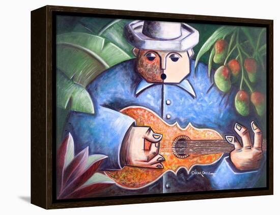 Trovador De Mango Bajito-Oscar Ortiz-Framed Premier Image Canvas