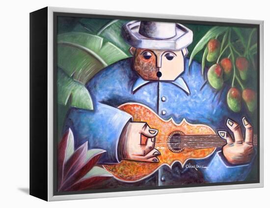 Trovador De Mango Bajito-Oscar Ortiz-Framed Premier Image Canvas