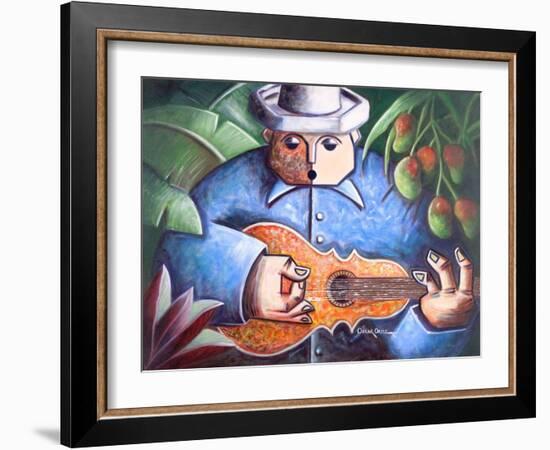 Trovador De Mango Bajito-Oscar Ortiz-Framed Giclee Print