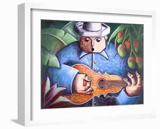 Trovador De Mango Bajito-Oscar Ortiz-Framed Giclee Print