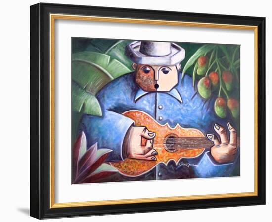 Trovador De Mango Bajito-Oscar Ortiz-Framed Giclee Print