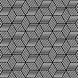 Optical Illusion Vector Background. Op Art.-troyka-Framed Premium Giclee Print