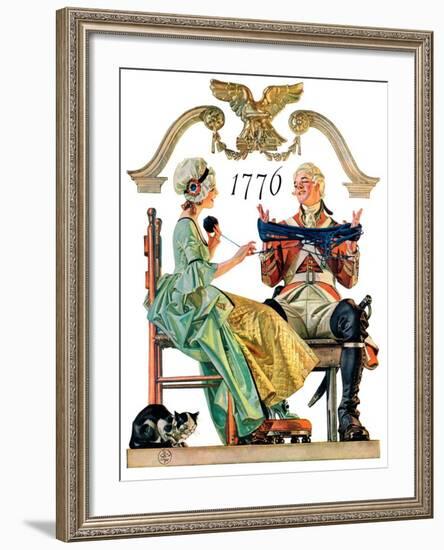 "Truce,"July 4, 1931-Joseph Christian Leyendecker-Framed Giclee Print