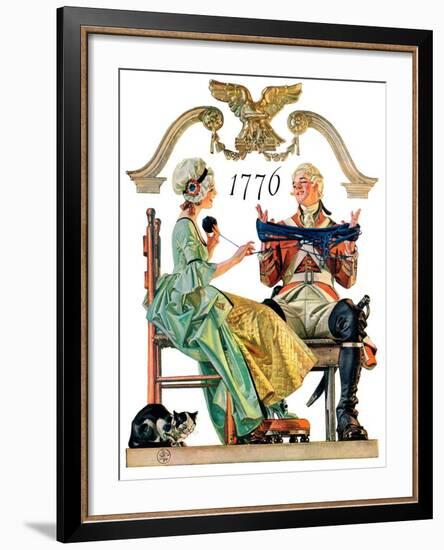 "Truce,"July 4, 1931-Joseph Christian Leyendecker-Framed Giclee Print